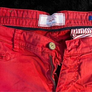 Red Zara men’s chinos